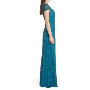 Tadashi Shoji | Dresses | Tadashi Shoji Teal Lace Cap